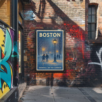 Snowfall On The Common Poster