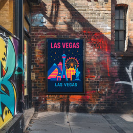 Vibrant Las Vegas Poster