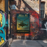 Bell 30 Pioneering Flight Poster
