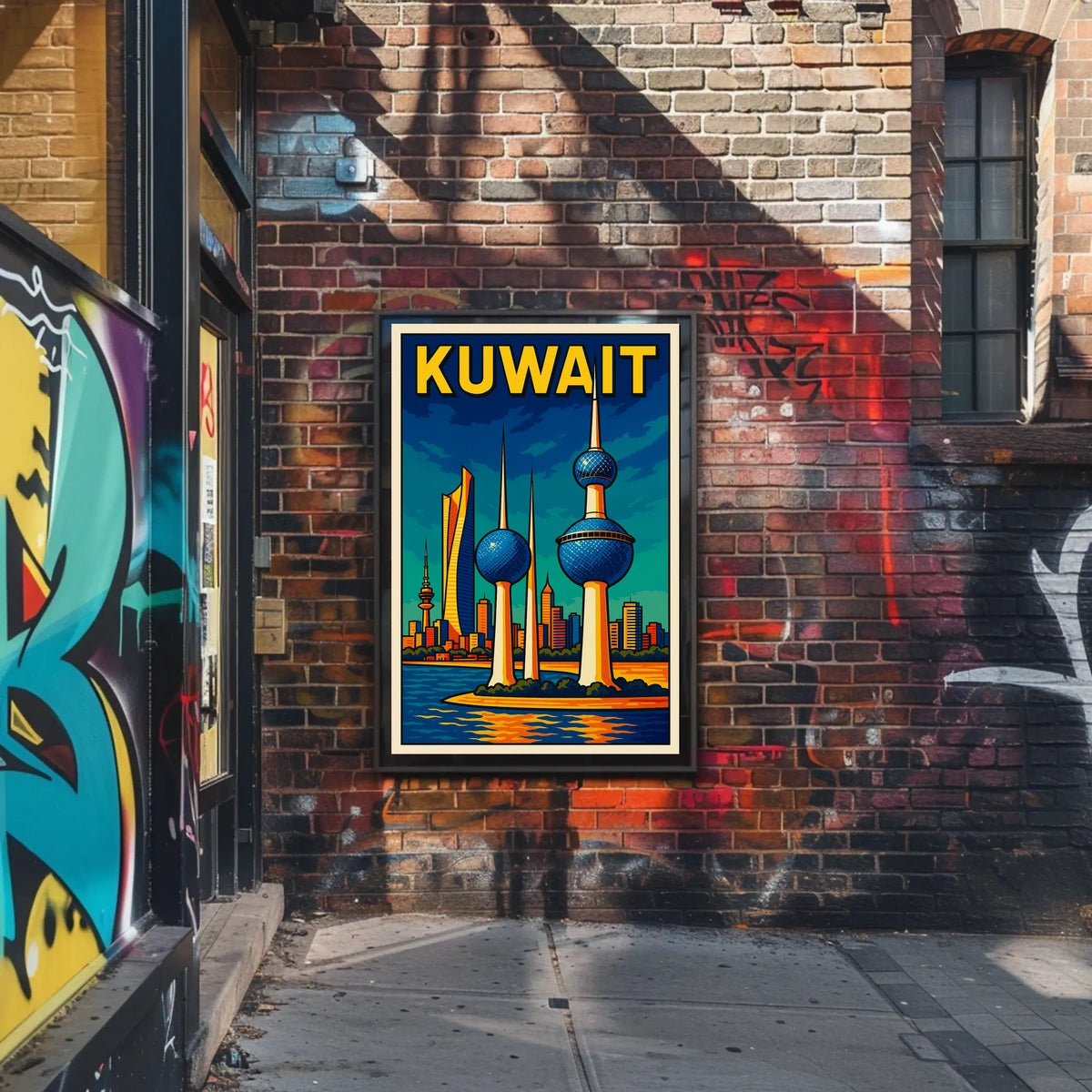 Kuwait Cityscape Poster