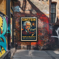 Albert Einstein Nobel Prize 1921 Vintage Physics Portrait Wall Art Inspiring Collectors Enthusiasts Poster