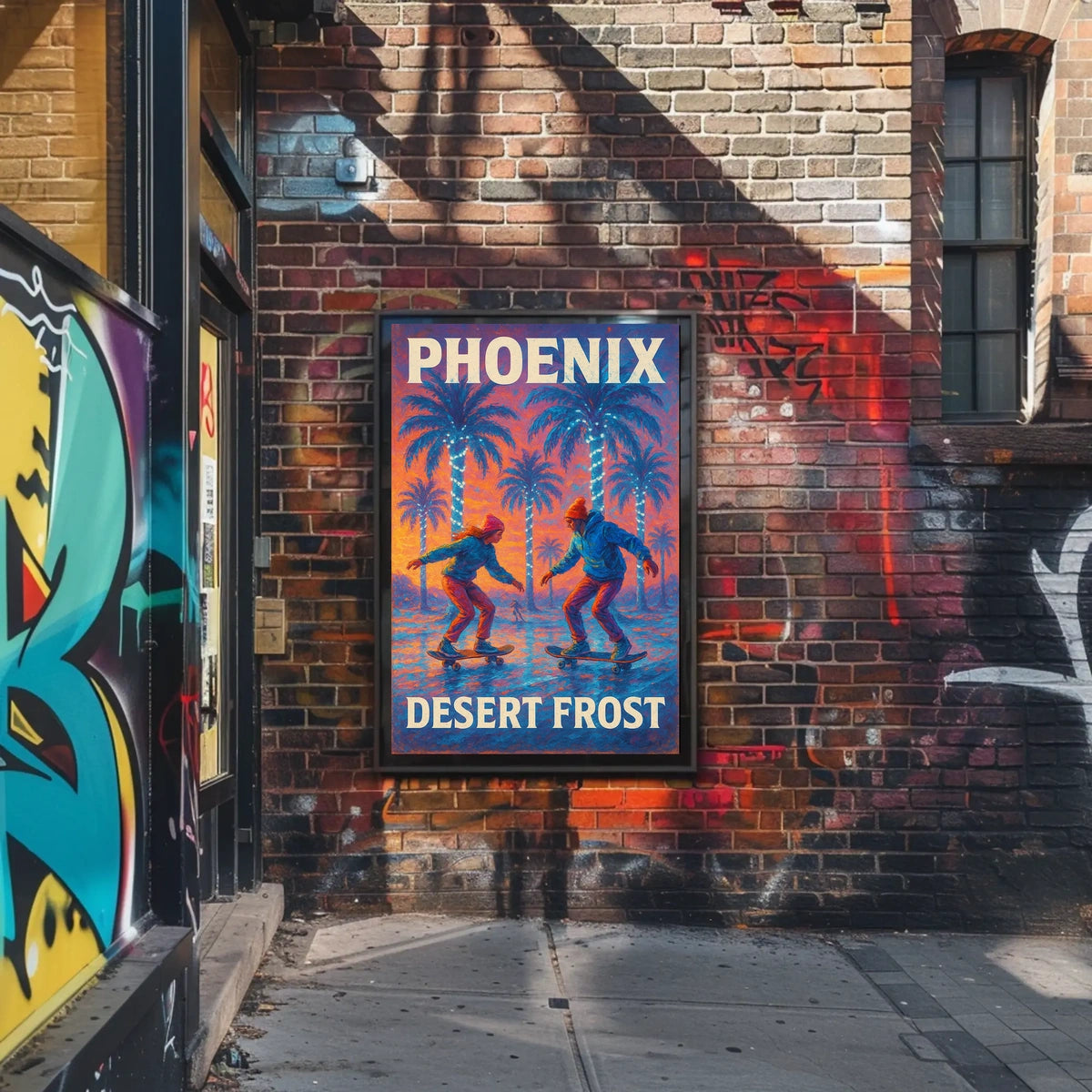 Phoenix Desert Frost Poster