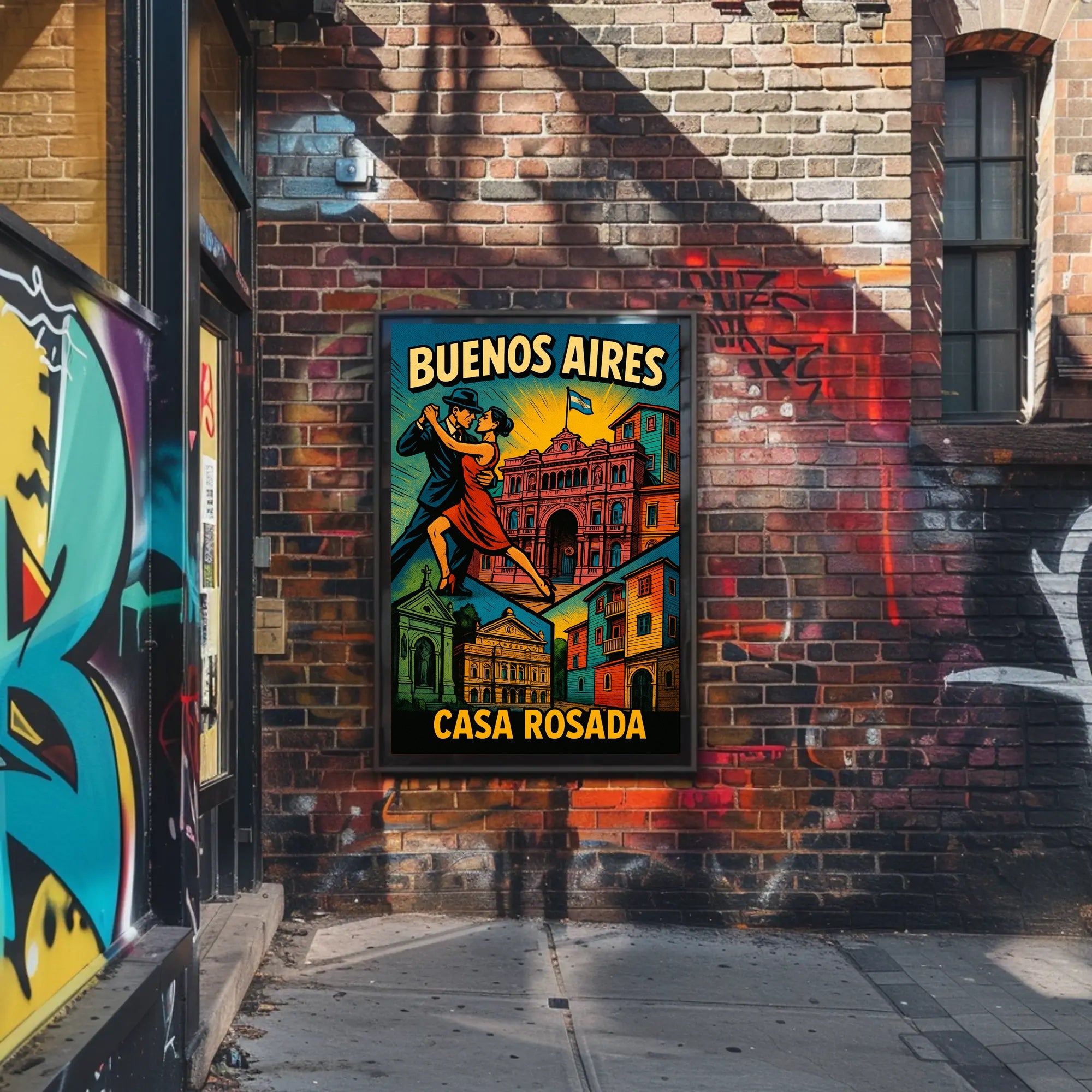Buenos Aires Casa Rosada Wall Art Print PosterGoat