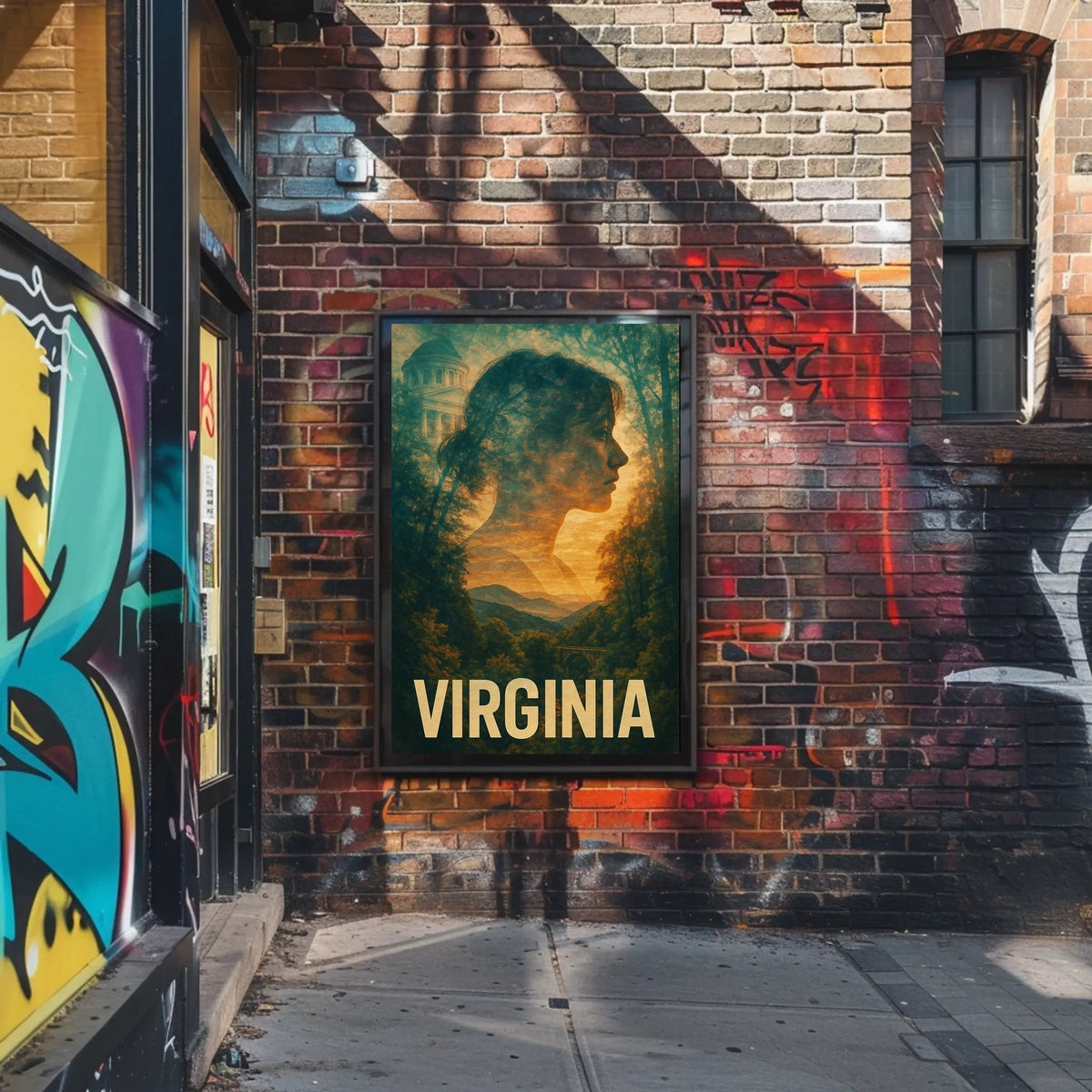 Virginia A Scenic Tribute Poster