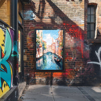 Venetian Canal Serenity Poster