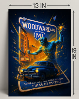 Experience the Heritage and Pulse of Detroit Poster PosterGoat