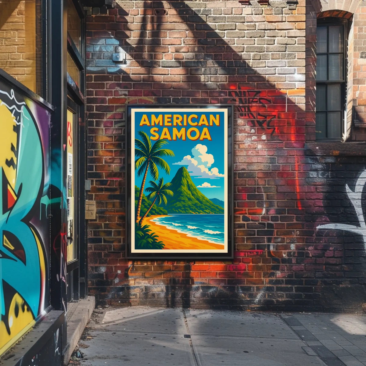 American Samoa Paradise Poster