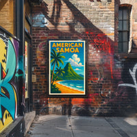 American Samoa Paradise Poster