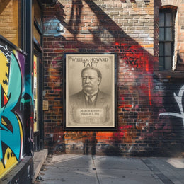 William Howard Taft 27th President Sketch Poster Art Print PosterGoat