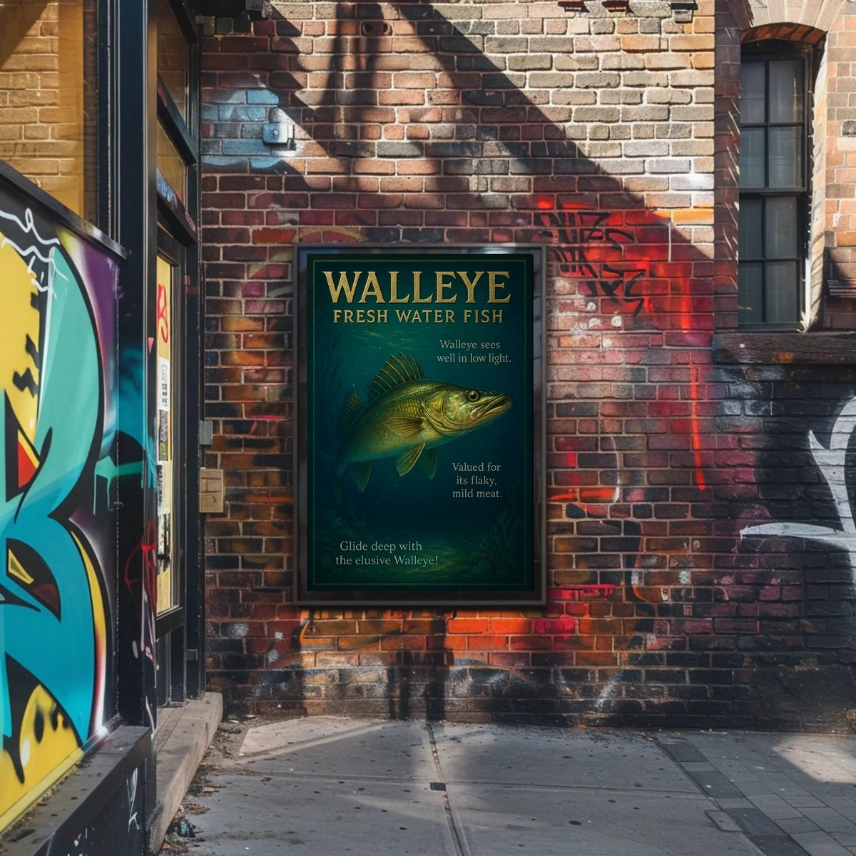 The Elusive Walleye Poster