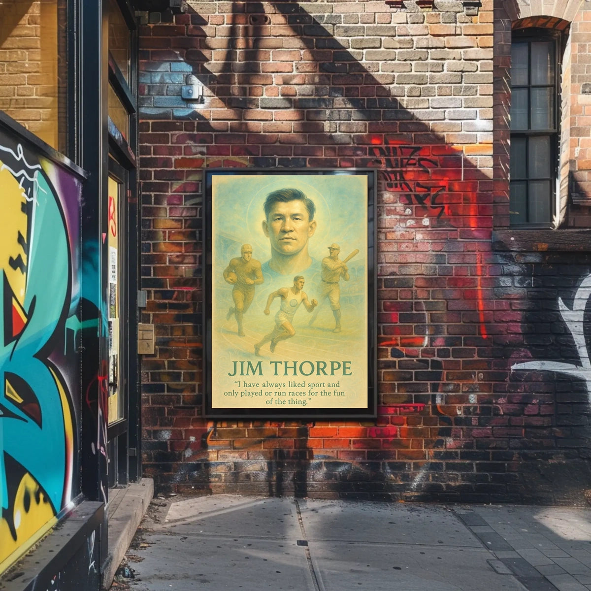 Celebrating Jim Thorpe Athletic Excellence Jim Thorpe Poster