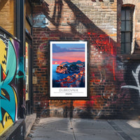 Dubrovnik Sunset Coastal Beauty Travel Poster