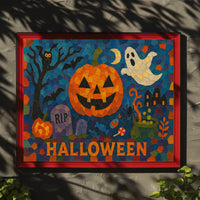 Halloween Mosaic Gothic Collectors Poster