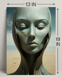 Ethereal Serenity In The Desert Poster