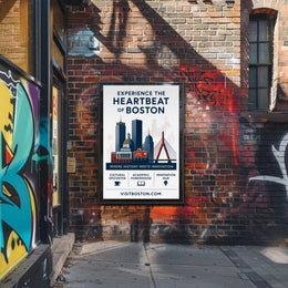 Experience the Heartbeat of Boston Poster
