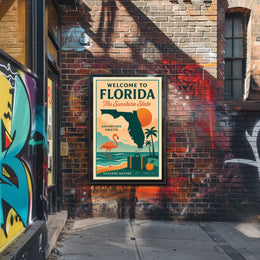 Welcome to Florida Adventure Awaits Poster