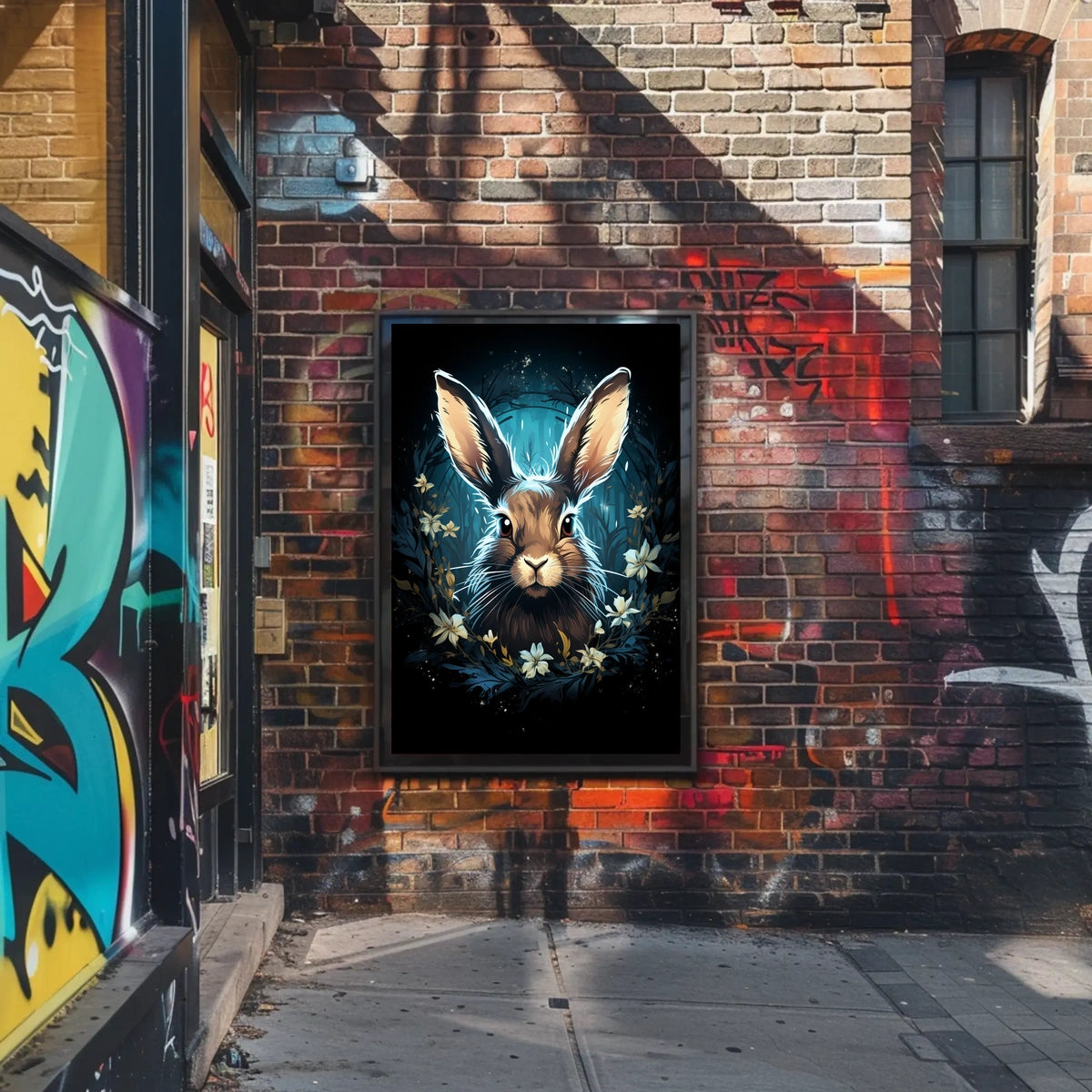 Enchanted Forest Rabbit Poster