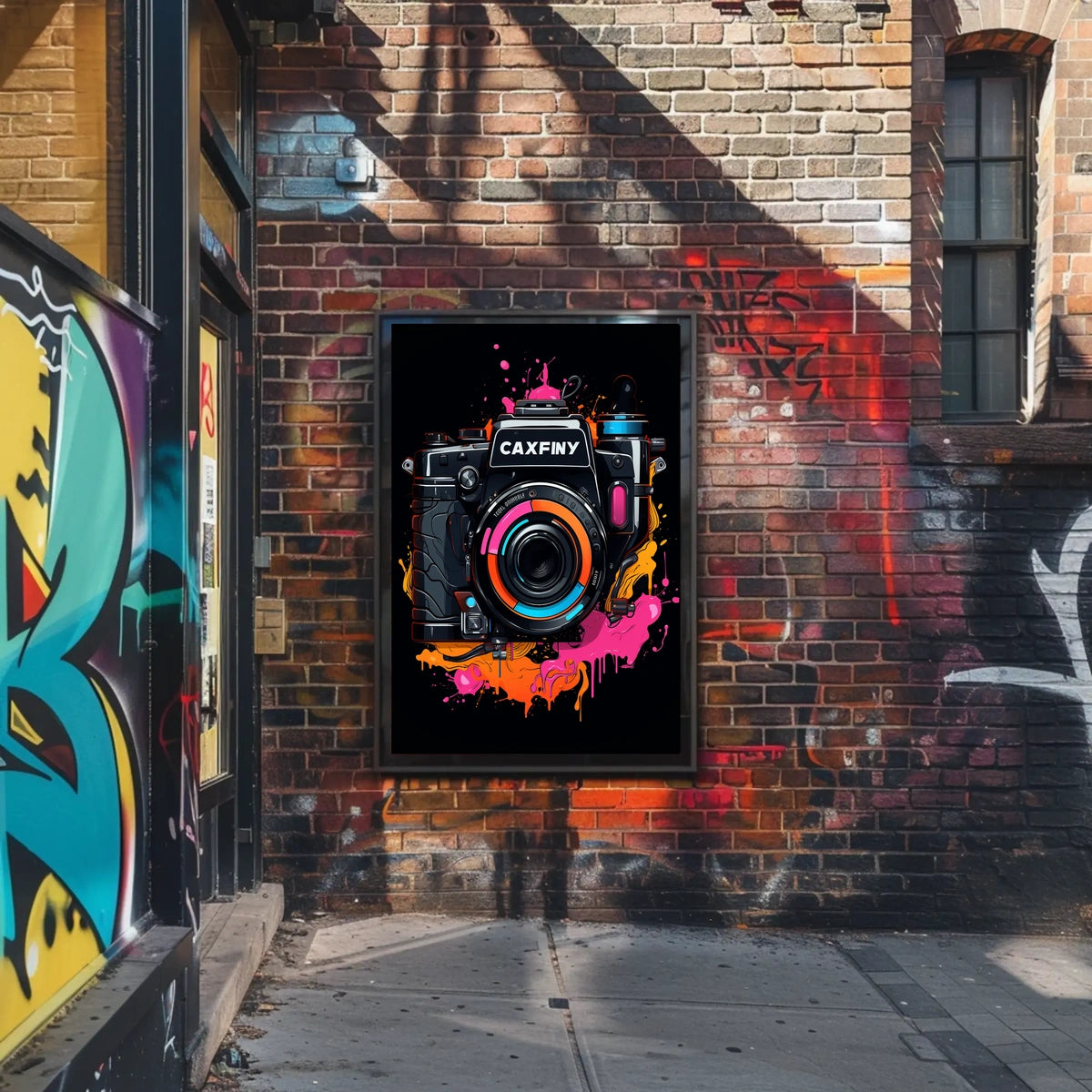 Vibrant Camera Art Poster