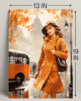 Autumn In The City Poster PosterGoat