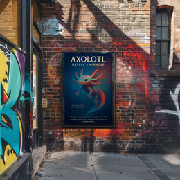 Axolotl Natures Miracle Poster