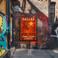Dallas Lone Star Poster