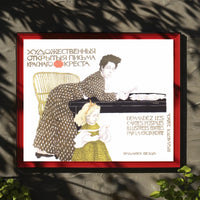 Red Cross Illustrated Postcards Advertisement Poster