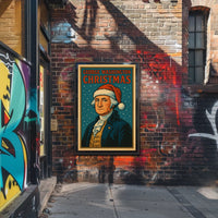George Washington Christmas Poster