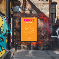 Capri Dolce Vita Travel Poster PosterGoat