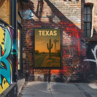 Texas Landscape Poster