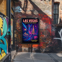 Las Vegas The City of Lights Poster