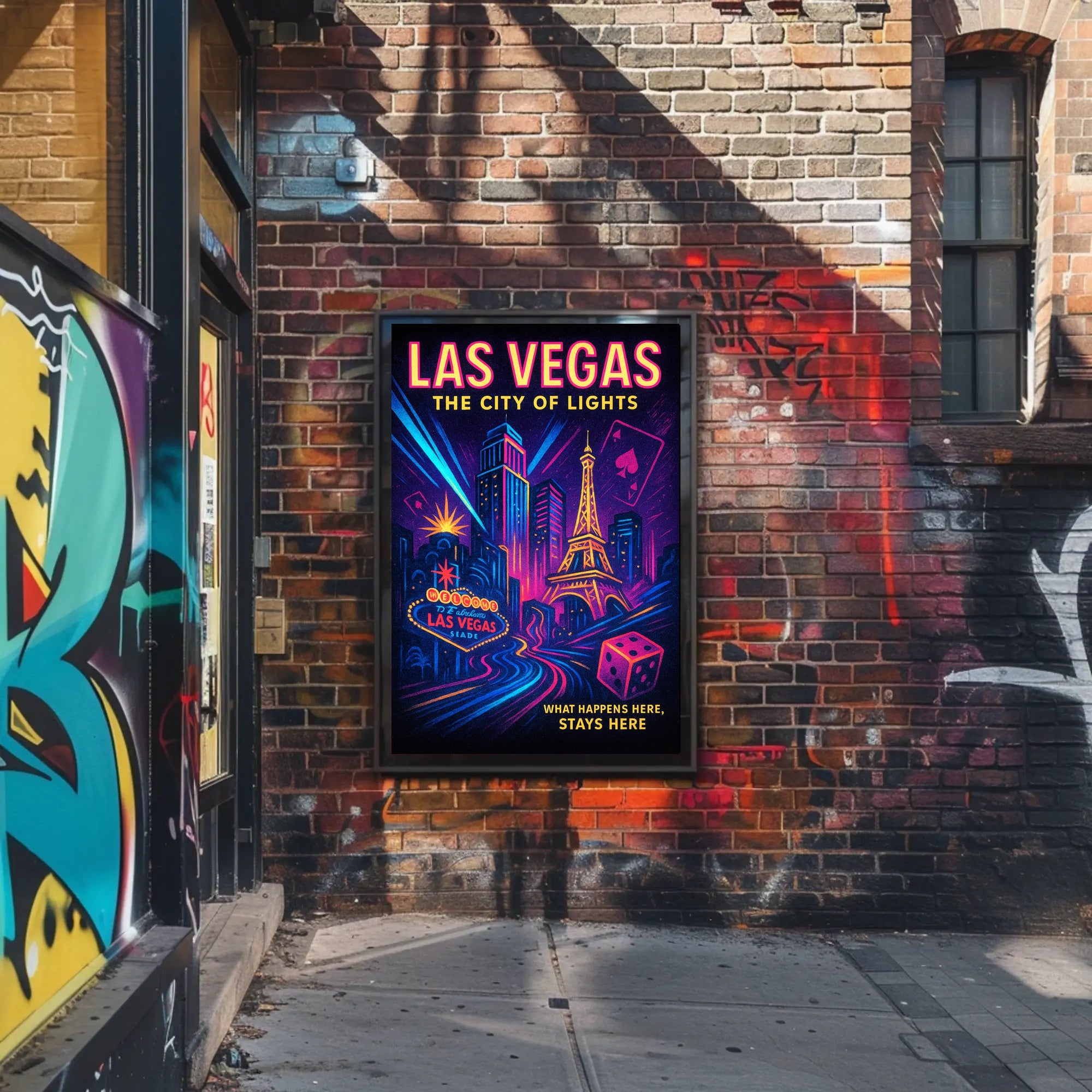 Las Vegas The City of Lights Poster
