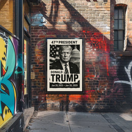 Patriotic Leadership Campaign Poster for Presidential Election