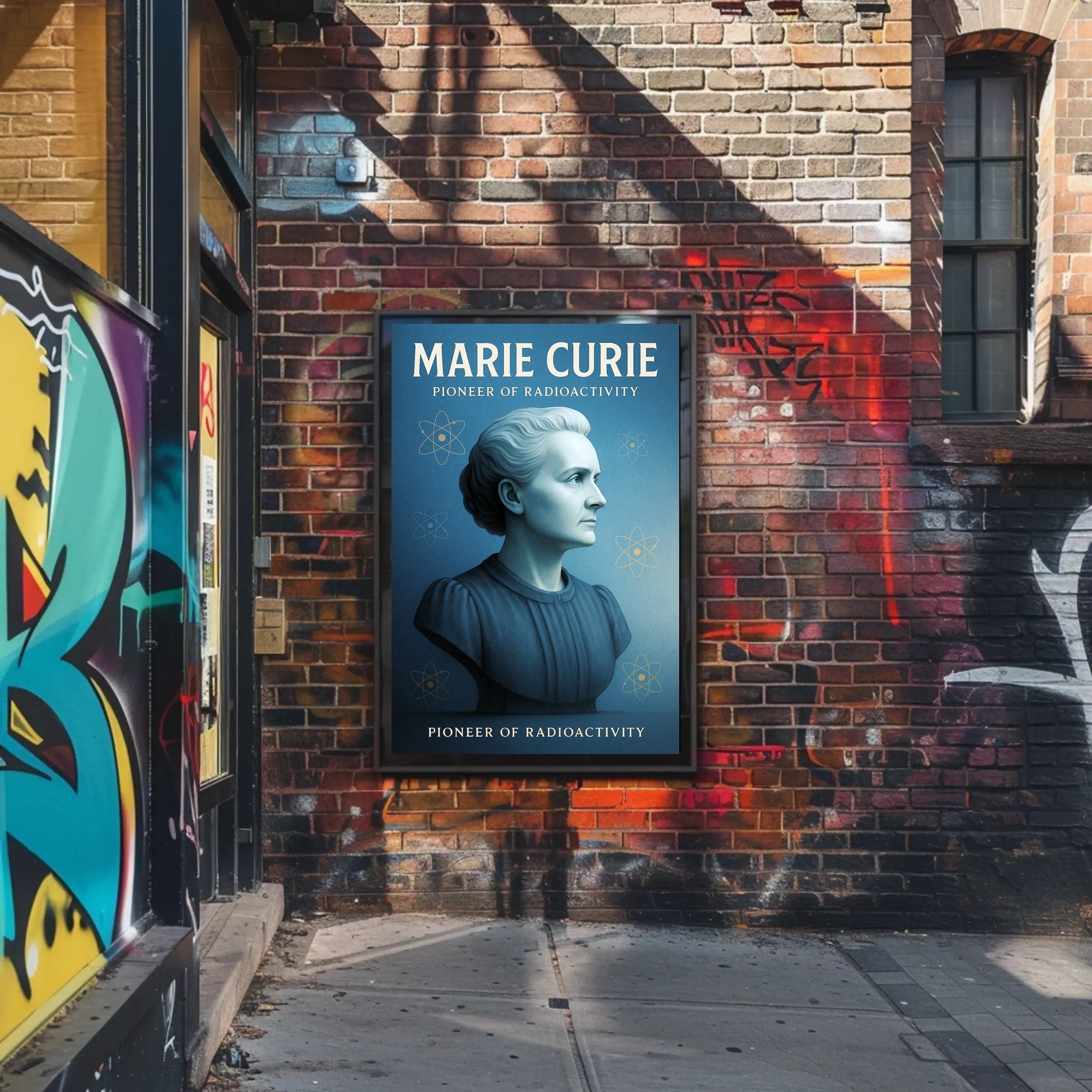 Marie Curie Pioneer of Radioactivity Poster PosterGoat