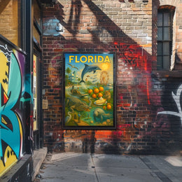 Florida A Vibrant Paradise Poster