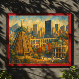 Rio de Janeiro Cityscape Poster