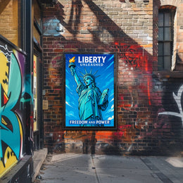 Liberty Unleashed Poster PosterGoat