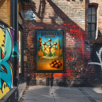 Brussels, Belgium Heart of Europe's Cultural Melange Poster