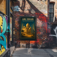 Abu Dhabi Poster Tradition and Innovation in Perfect Harmony Urban or Cityscape Poster