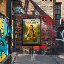 St. Kateri Tekakwitha Lily of the Mohawks Poster