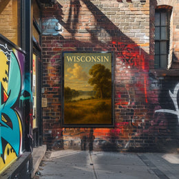 Scenic Wisconsin Landscape Poster