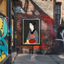 Traditional Japanese Kimono Art Print - Cultural or Heritage Poster