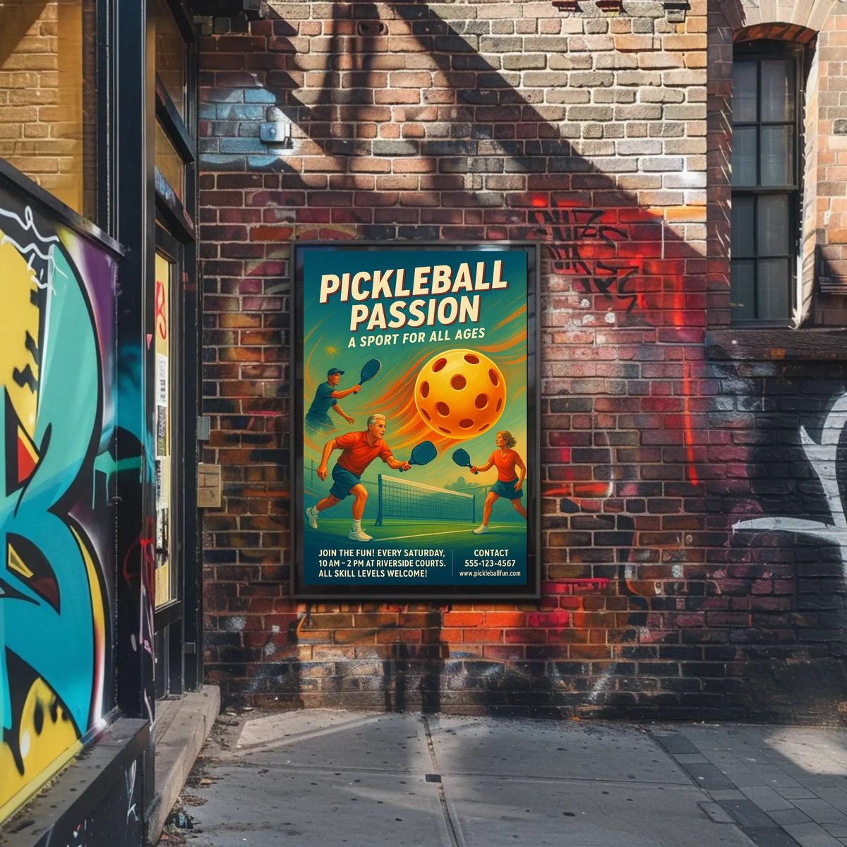 Pickleball Passion Poster