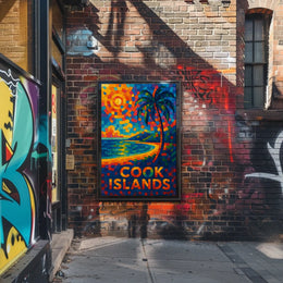 Cook Islands Mosaic Poster
