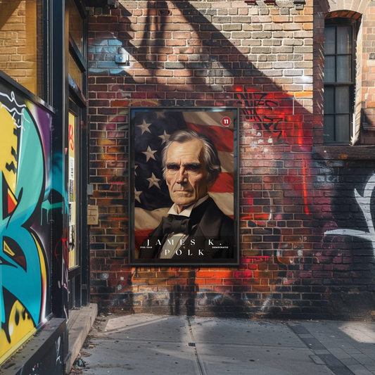 James Polk 11th President Of The United States Portrait
