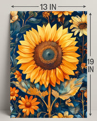 Sunflower Splendor: Bold and Lively Artistic Poster