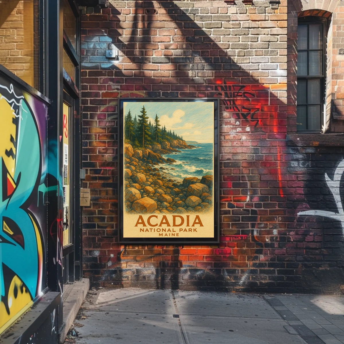 Acadia National Park Maine Poster