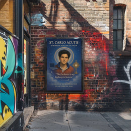 St. Carlo Acutis A Modern Beacon of Faith Poster
