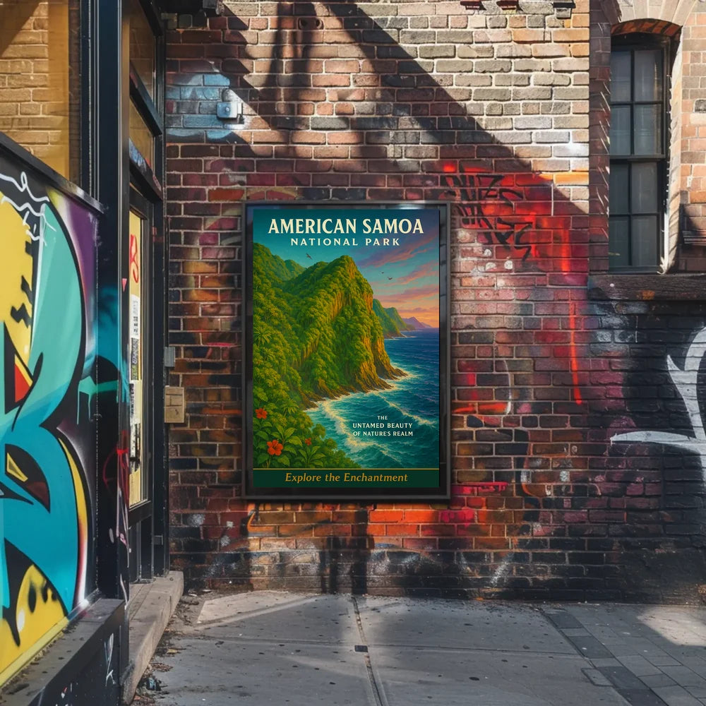National Park of American Samoa Adventure Poster