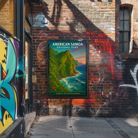 National Park of American Samoa Adventure Poster