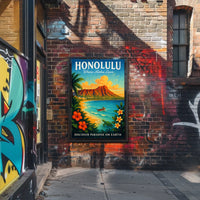 Discover Paradise in Honolulu Poster